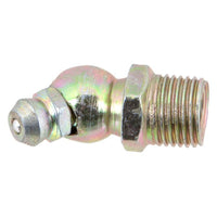 Short 45 Degree Grease Fitting - 1/8" NPT x -27 SAE - 10 Pack