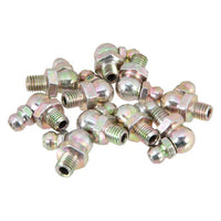 Short 90 Degree Grease Fitting - 1/4" x -28 SAE - 10 Pack
