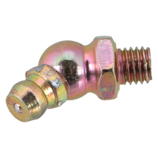 Short 45 Degree Grease Fitting - 1/4" x -28 SAE - 10 Pack