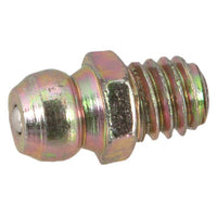 Straight Grease Fitting - 6 MM x 1 Metric - 10 Pack