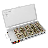 Short 45 Degree Grease Fittings 1/4" x -28 SAE - 100 Pack