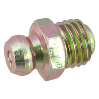 Short Straight Grease Fittings 8 MM x 1 Metric - 10 Pack