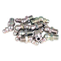 Short 45 Degree Grease Fittings 8 MM x 1 Metric - 10 Pack