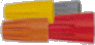 Wire Nut Assortment Screw on Connector - 100 Pack of Each Size