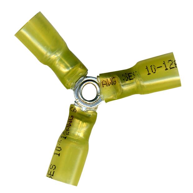 100 Ancor Waterproof Yellow Heat Shrink Connectors for 12-10 wire 