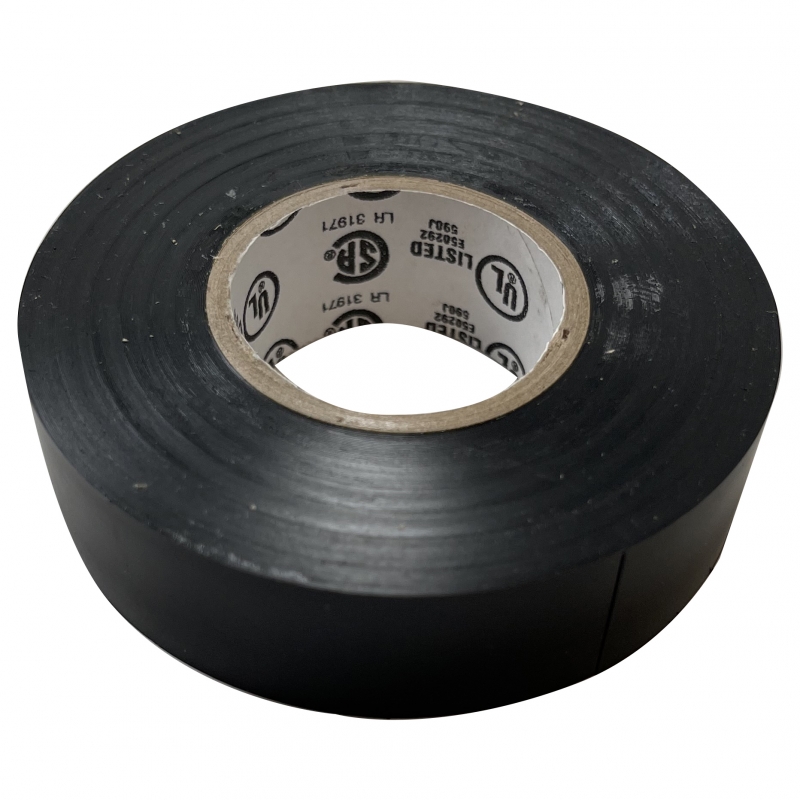 CLEARANCE 4 PACK 33M BLACK ELECTRICAL INSULATION TAPE WIRES ELECTRICIAN B37152 