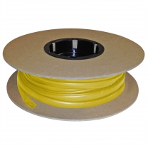 Flexible Thin Single Wall Non-Adhesive Heat Shrink Tubing 2:1 Yellow 1" ID - 25' Ft Spool