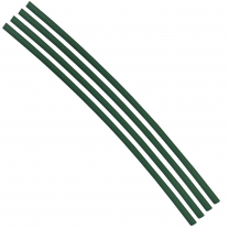 Flexible Thin Single Wall Non-Adhesive Heat Shrink Tubing 2:1 Green 3/16" ID - 48" Inch 4 Pack