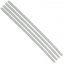 Flexible Thin Single Wall Non-Adhesive Heat Shrink Tubing 2:1 Clear 1/4" ID - 48" Inch 4 Pack