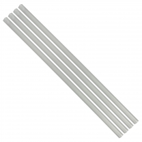 Flexible Thin Single Wall Non-Adhesive Heat Shrink Tubing 2:1 Clear 1/2" ID - 48" Inch 4 Pack