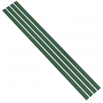 Flexible Thin Single Wall Non-Adhesive Heat Shrink Tubing 2:1 Green 3/4" ID - 48" Inch 4 Pack