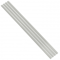Flexible Thin Single Wall Non-Adhesive Heat Shrink Tubing 2:1 White 3/4" ID - 48" Inch 4 Pack