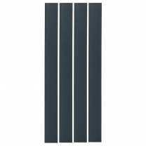 Flexible Thin Single Wall Non-Adhesive Heat Shrink Tubing 2:1 Black 2" ID - 48" Inch 4 Pack