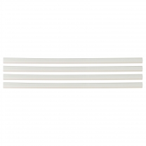 Flexible Dual Wall Adhesive-lined Heat Shrink Tubing 3:1 Clear 1/8" ID - 12" Inch 4 Pack