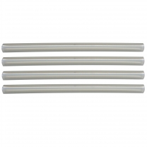 Flexible Dual Wall Adhesive-lined Heat Shrink Tubing 3:1 Clear 1/4" ID - 12" Inch 4 Pack