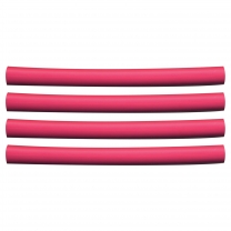 Flexible Dual Wall Adhesive-lined Heat Shrink Tubing 3:1 Red 3/8" ID - 12" Inch 4 Pack