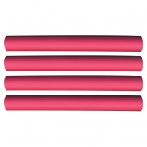 Flexible Dual Wall Adhesive-lined Heat Shrink Tubing 3:1 Red 1/2" ID - 12" Inch 4 Pack