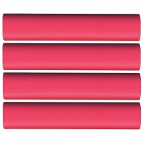 Flexible Dual Wall Adhesive-lined Heat Shrink Tubing 3:1 Red 3/4" ID - 12" Inch 4 Pack