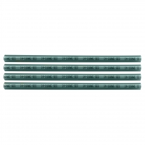 Tinted Semi-Rigid Adhesive-lined Heat Shrink Tubing 3:1 Blue .245" ID 16-14 AWG - 12" Inch 4 Pack