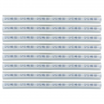 Crystal Clear Dual Wall Adhesive-Lined Heat Shrink Tubing 3:1 375" ID 12-10 AWG - 6" Inch 8 Pack