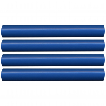 Semi-Rigid Adhesive-Lined Heat Shrink Tubing 2.5:1 Blue 1/2" ID 8-4 AWG - 12" Inch 4 Pack