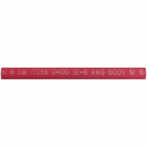 Heavy Dual Wall 3M Adhesive-lined Heat Shrink Tubing 3:1 Red .40" ID 12-6 AWG - 6" Inch 1 Each