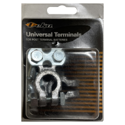 Deka #00147 Universal Standard Top Post Car Battery Terminal 1-6 AWG Cable - Pack of 2 - USA