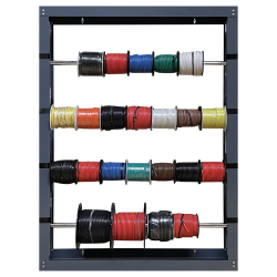 10-22 Gauge Marine Primary Wire Assortment (24) 100' Rolls & Wire Rack