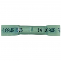 Heat Shrink & Crimp Blue Butt Connector 16-14 Gauge - 100 Pack