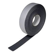 30 Ft 1/8" W X 2" L A/C Black Foam Insulation Tape Roll 