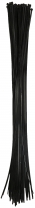 Heavy Duty Black 48" Inch Cable Ties 175 lbs - 50 Pack