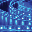 1 Meter, BLUE LED STRIP 8mm wide 60 LEDs PER Meter- SMD 3528