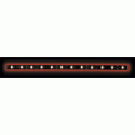 3 Meter, RED w/ Black base LED STRIP 8mm wide 60 LEDs PER Meter- SMD 3528