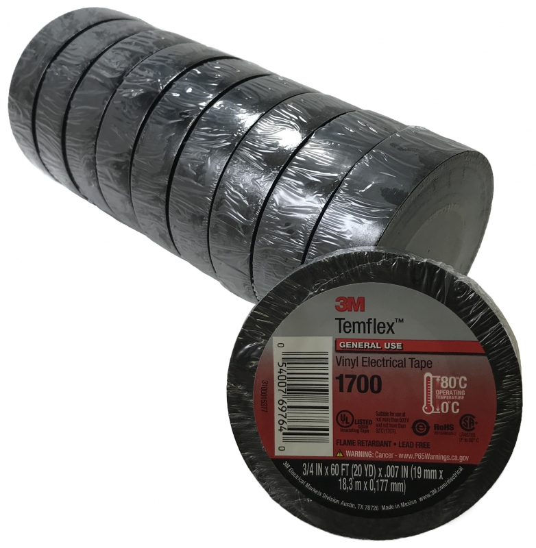 3/4" X 60' ELECTRICAL TAPE UL RED 10 