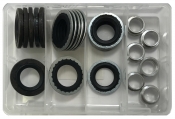 20 Piece Slim Line GM Block Fitting Sealing Washer Assortment Kit 8mm 17mm 
