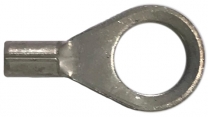 Non-Insulated Ring Terminal 12-10 Gauge 5/16" Stud - 100 Pack