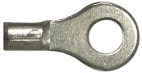 Non-Insulated Ring Terminal 8 Gauge #10 Stud - 25 Pack