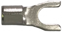 Non-Insulated Spade Terminal 12-10 Gauge #8 Stud - 100 Pack