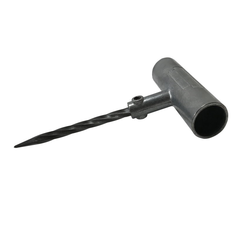 Metal T Handle Tire Repair Tool Tire Plug Insert Tool Split Eye Tool 