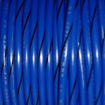Primary Tracer Marine Tinned Copper 22 Gauge x 25 FT Coil - Blue Wire & Black Stripe - USA