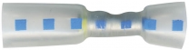 Hydralink Clear Heat Shrink & Crimp 2-1 In-Line Butt Connector 16-14 Gauge Blue Dash - 50 Pack