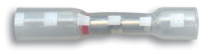 Hydralink Clear Heat Shrink & Crimp 2-1 In-Line Butt Connector 26-24 Gauge White Dash - 5 Pack